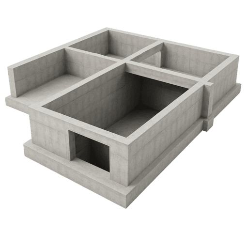 фундамент для дома с подвалом в СПб